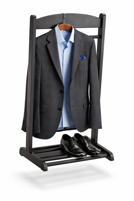 Amelia dřevěný stojan na šaty tmavě šedý